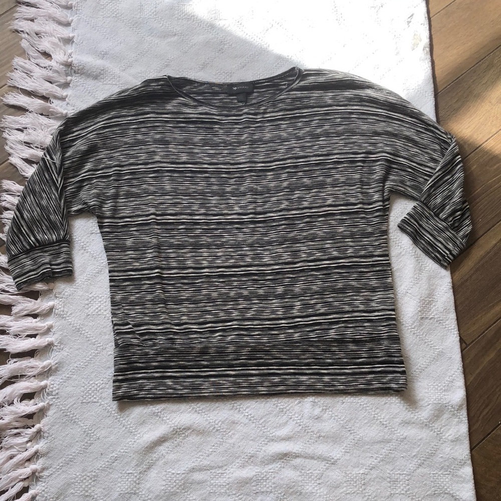 AB studio quarter sleeve top